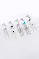 Astra Dreamcatcher Silver Belly Button Ring