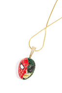 Webbed Out Silver Pendant