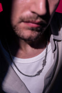silver neck chain for men