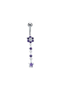 Celestial Cascade Belly Button Ring