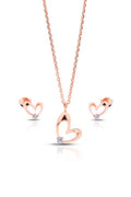 Maisie Silver Pendant and Earrings Set