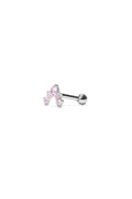 Aurora Glow Silver Ear Piercing