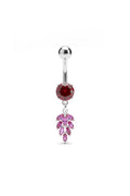 Crimson Warden Belly Button Ring