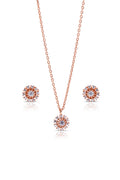 Florine Pendant and Earrings Set