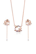 Coralie Silver Pendant and Earrings Set