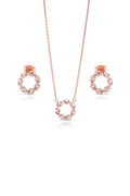 Arlisse Silver Pendant and Earrings Set