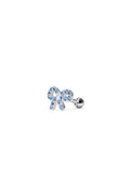 Gleaming Grace Silver Ear Piercing