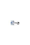 Starpetal Silver Ear Piercing