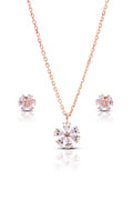 Petya Silver Pendant and Earrings Set
