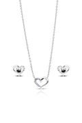 Luvelle Silver Pendant and Earrings Set