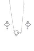 Virielle Pendant and Earrings Set