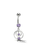 Lunar Loop Belly Button Ring
