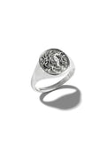 Medusa Silver Ring