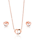 Amouria Silver Pendant and Earrings Set