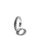 Simone Weave Silver Ring Parman