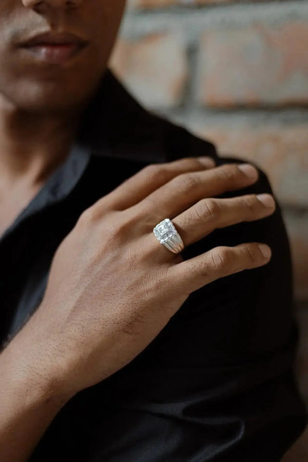 Cosmic Men’s Silver Ring Parman