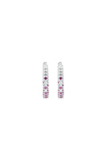Open Secret 925 Sterling Silver Hoop Earrings