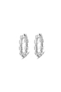 Eclectic 925 Sterling Silver Hoop Earrings