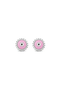 Rosy Outlook 925 Sterling Silver Stud Earrings