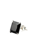 Imperium Black Men’s Silver Earrings (Square) Parman