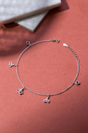 anklets for women sterling silver