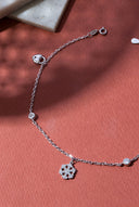 anklets for women sterling silver