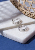 Butterfly Bloom Silver Toe Ring