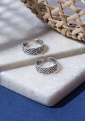 Tidal Silver Toe Ring