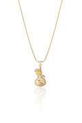 Money Moves Silver Pendant