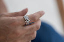 Cryptic Skull Men’s Silver Ring