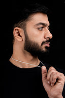 silver neck chain for men