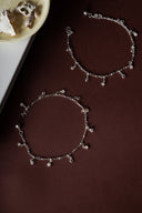 Sitara Silver Anklet