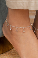 Darya Silver Anklet
