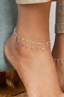 Asra Silver Anklet