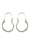 Lucia Crescent Silver Earrings Parman