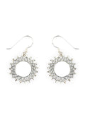 Clara Sunburst Silver Earrings Parman