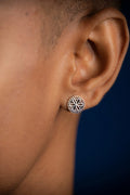 Starry Mandala Silver Studs