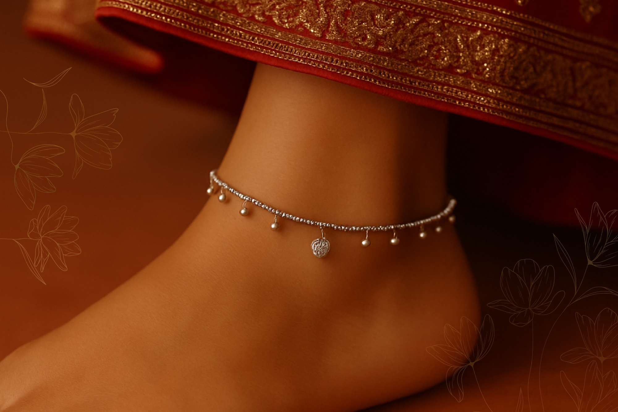 The Symbolism of Silver Jewellery in Indian Weddings