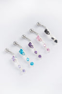 Ophelia Luxury Silver Belly Button Ring