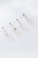 Calista Dreamcatcher Silver Belly Button Ring