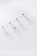 Calista Dreamcatcher Silver Belly Button Ring Parman