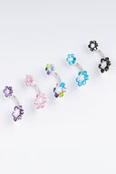 Sophia Floral Silver Belly Button Ring