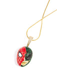 Webbed Out Silver Pendant