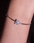 Aurelia Flare Silver Bracelet