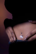 Botanical Whisper Belly Button Ring