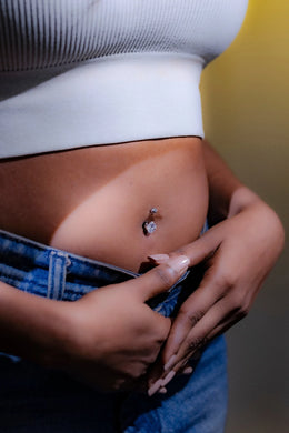 Ellipse Belly Button Ring