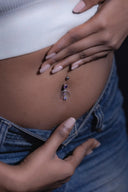 Lunar Loop Belly Button Ring