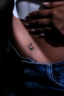 Classic Oval Belly Button Ring