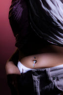 Crimson Warden Belly Button Ring