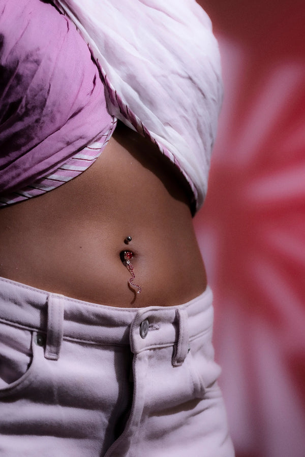 Serpent Luxe Belly Button Ring